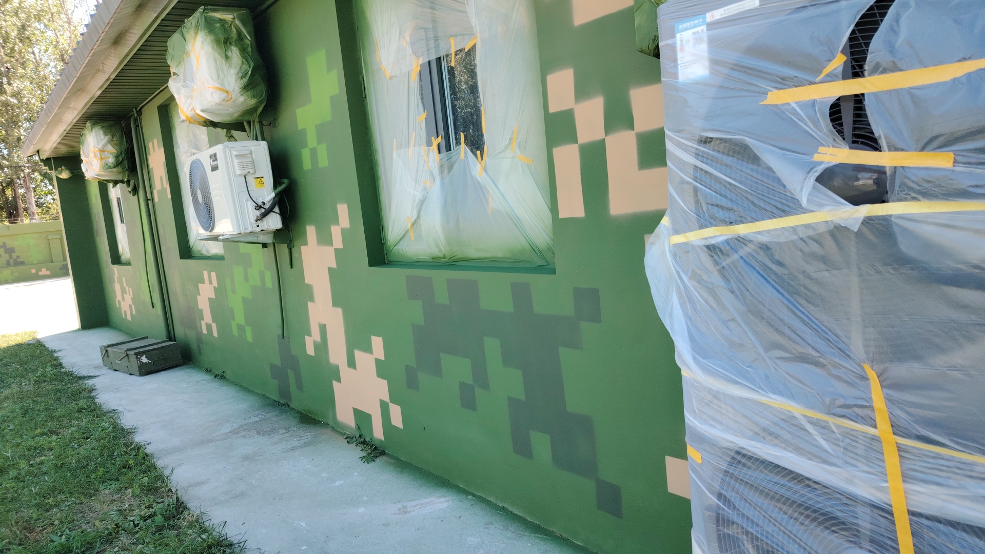 丽江外墙迷彩漆施工多少钱 伪装迷彩漆  