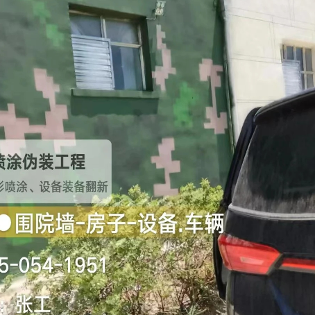丽江数码迷彩漆施工